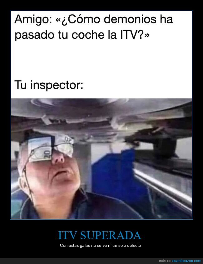 itv,coche,soborno,inspector,gafas