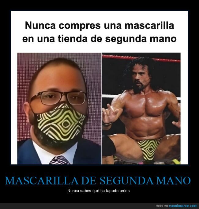mascarilla,segunda mano,lucha libre,ropa,asco