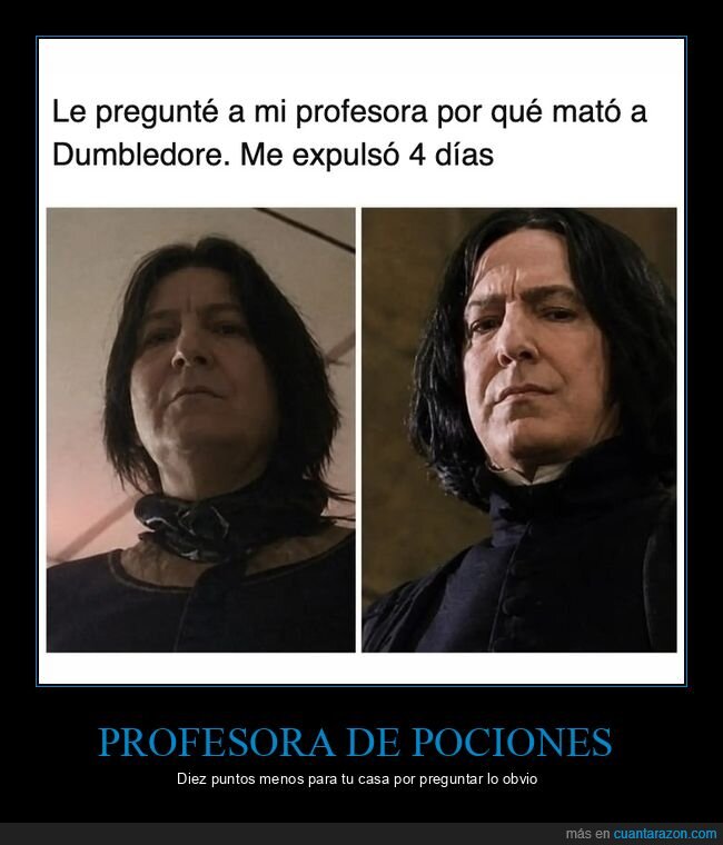 harry potter,snape,profesora,parecidos,colegio