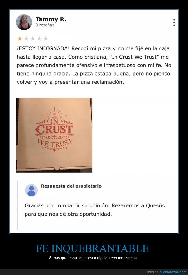 pizza,rese&ntilde;as,religi&oacute;n,juegos de palabras,ques&uacute;s