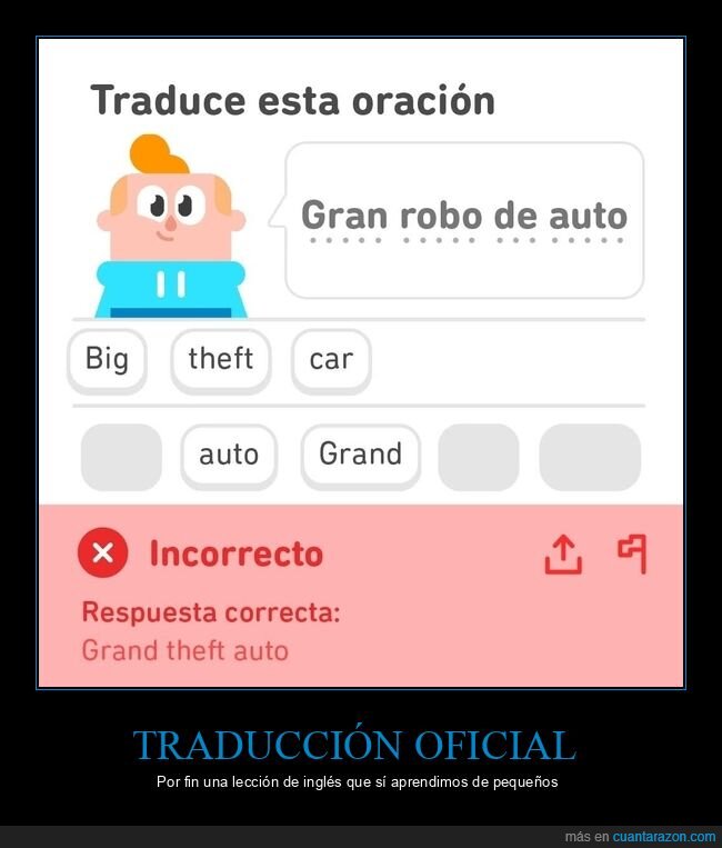 duolingo,ingl&eacute;s,videojuegos,gta,traducciones