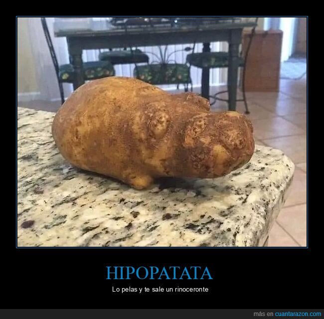 patata,hipop&oacute;tamo,pareidolia,comida,curioso