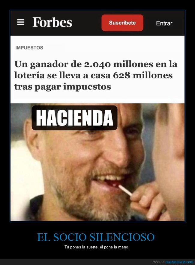 hacienda,impuestos,loter&iacute;a,premio