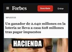 Enlace a El verdadero ganador de la lotería