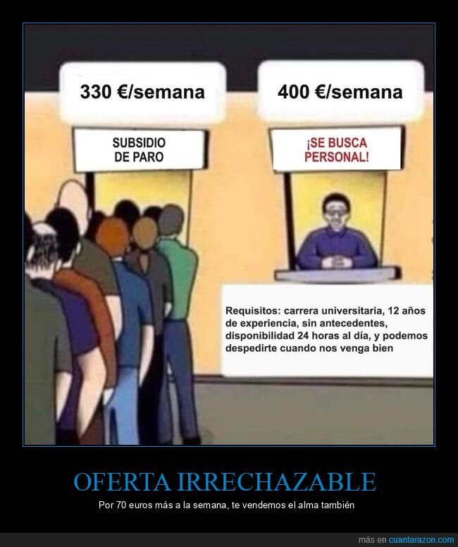 trabajo,paro,empleo,ofertas de trabajo,sueldos