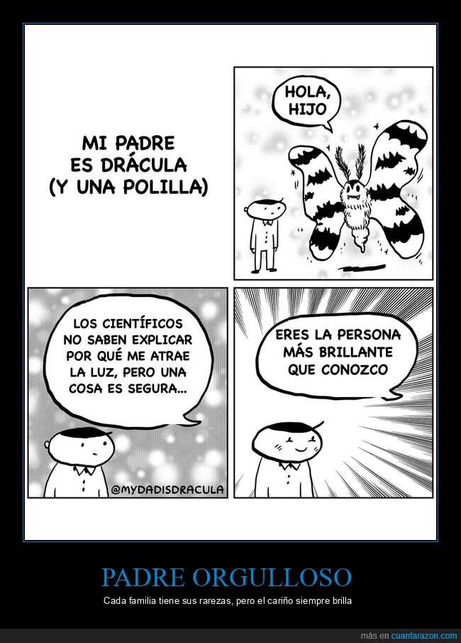 dr&aacute;cula,polilla,c&oacute;mic,padres,hijos