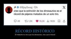 Enlace a El meteorito que mató dos pájaros de un tiro