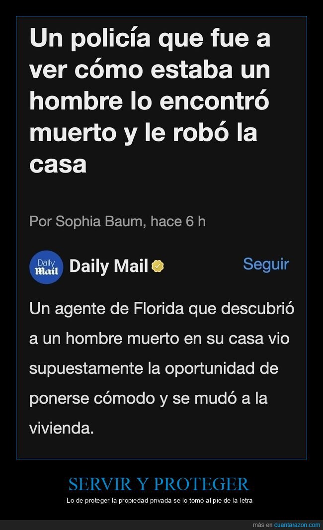 polic&iacute;a,noticias,florida,humor negro,casas