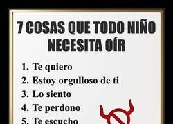 Enlace a Las siete frases que todo niño necesita oír