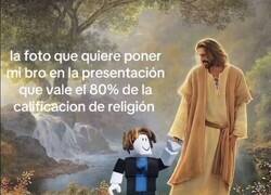 Enlace a La foto que le ha salvado el examen de religión