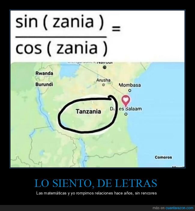 matem&aacute;ticas,geograf&iacute;a,Tanzania,trigonometr&iacute;a,letras