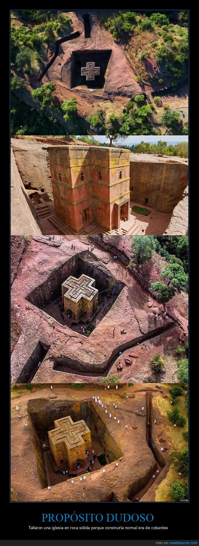 iglesia,Etiop&iacute;a,roca,arquitectura,peregrinaci&oacute;n