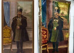 Enlace a La restauración de un retrato de 1889 del sah de Irán