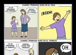 Enlace a La recompensa de trabajar duro, en el cole y en la oficina