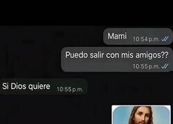 Enlace a Pedir permiso a mamá para salir con los amigos