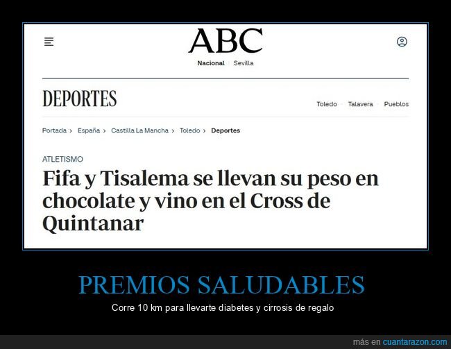 atletismo,Toledo,chocolate,vino,Quintanar