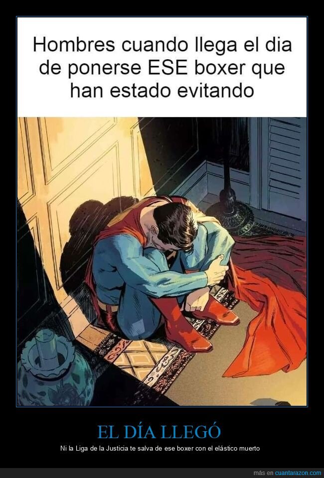 boxer,ropa,Superman,lavadora,resignaci&oacute;n