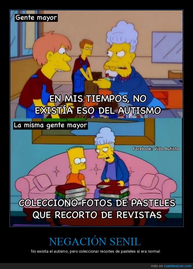 autismo,abuelos,generaciones,Simpson,costumbres