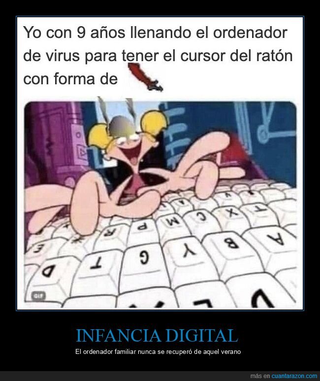 infancia,ordenador,virus,nostalgia,cursor