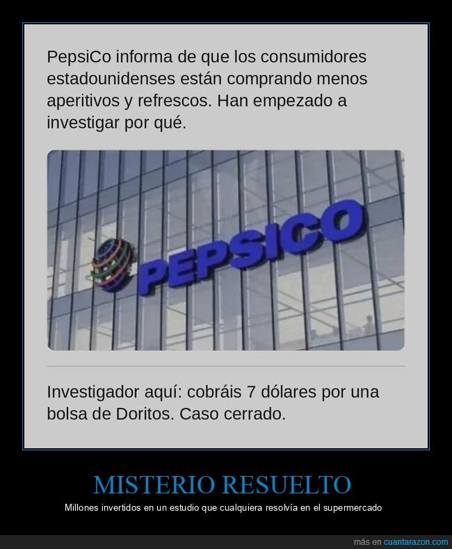 precios,pepsi,doritos,empresas,investigacion