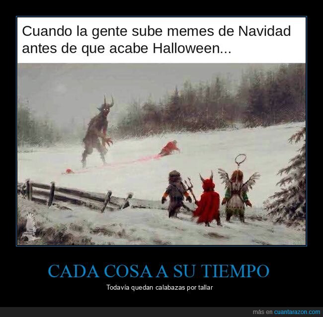 navidad,halloween,krampus,memes