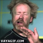 hostia,cámara lenta,zasca