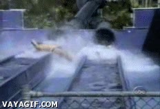 parque acuático,tobogán