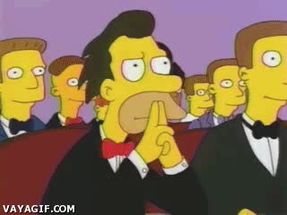 Homer,Interesante,Los Simpsons,Misa,Pensar,Lenny
