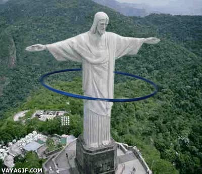 hula hoop,cristo,brasil