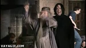 Snape,Harry Potter,fiesta,Dumbledore,borrachera