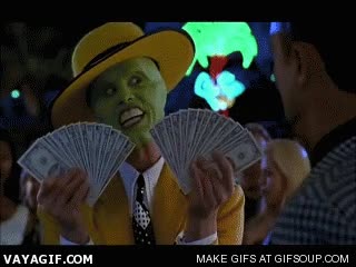 dinero,jim carrey,la mascara,billetes