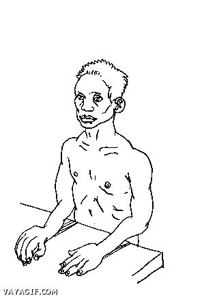 hombre,dibujo,comida