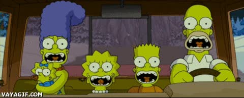 Simpsons,gritar