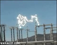 Gif animado de electricidad