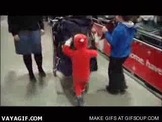 regalo,niño,navidad,caida