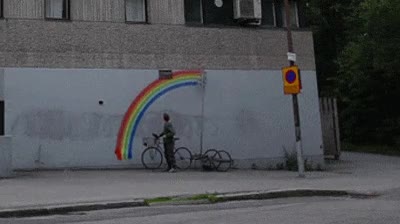 rainbow,bici,arcoiris