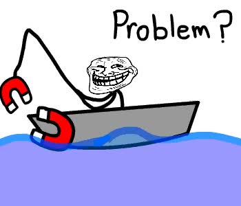 trollscience,trollface,problem,imanes,barca,meme