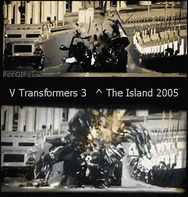 transformers,the island,hostai