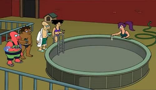 piscina,instantaneo,Futurama,agua