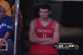 yao ming,meme,bicicleta
