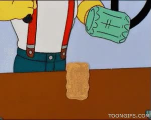 cerveza,simpson,jarra,rapidez