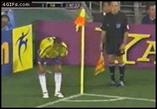 caída,pelotazo,futbol