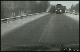 por poco,accidente,nieve,camión