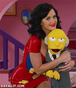 simpsons,katy,perry,burns,amor