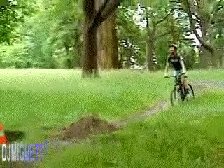 dormir,salto,agujero,bicicleta,ciclista