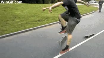 crack,skate,salto,fial,carretera,cambiar