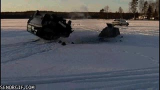 fail,coche,saltar,nieve