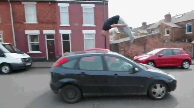 coche,parkour,salto