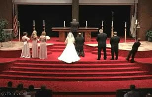 fail,caída,boda,chico,escaleras