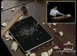 ipad,martillo,comida,nueces,romper,no pasa nada xD,fail